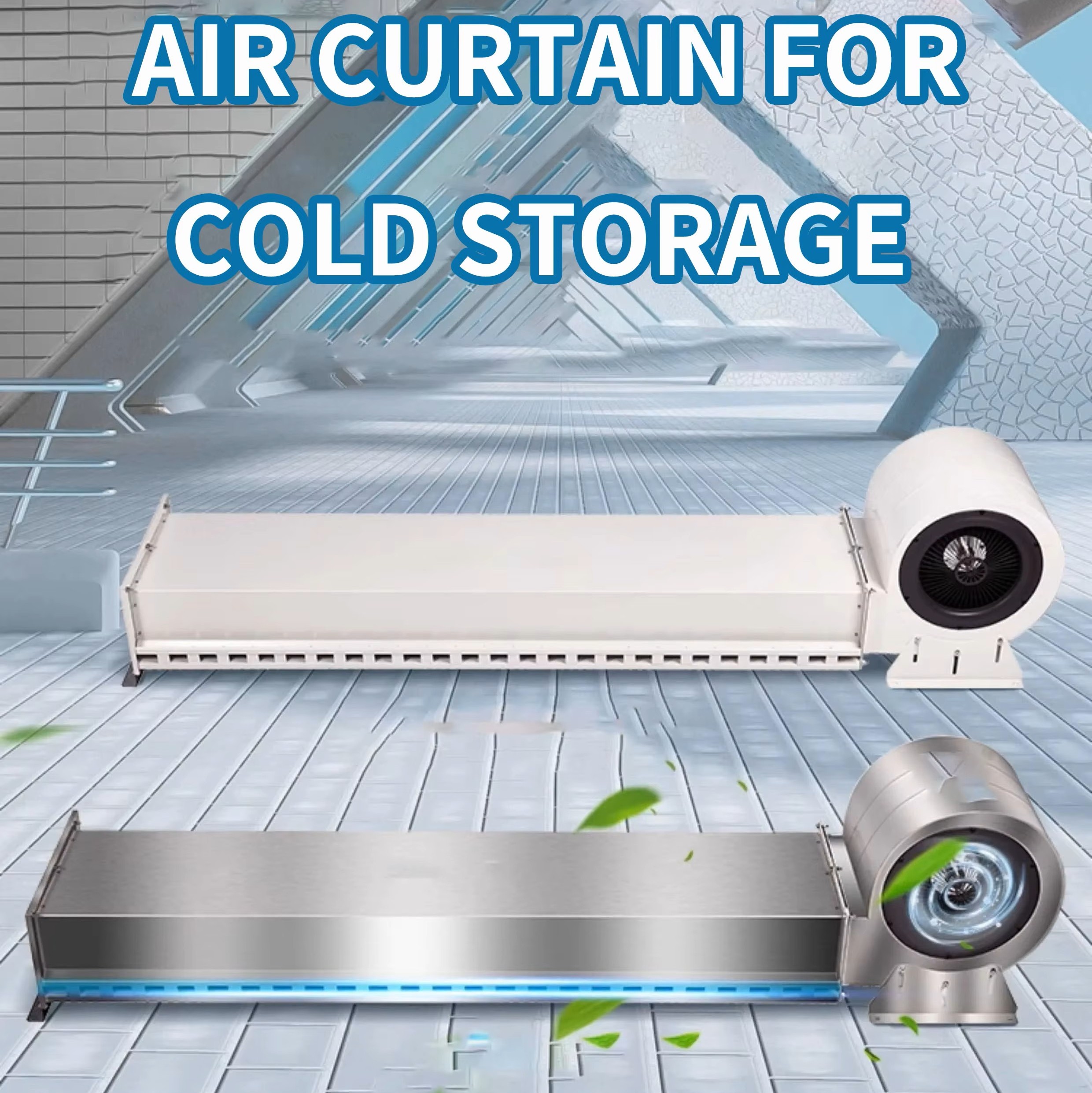 Walk-in cooler air door