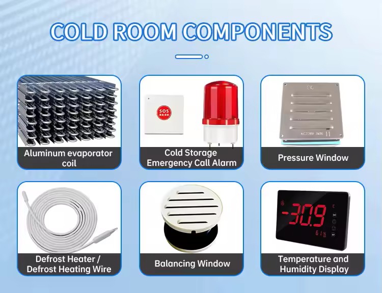 portable mobile cold storage with fast cooling system