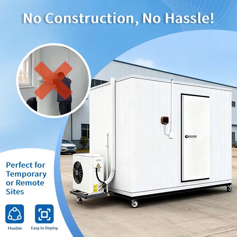 mobile cold storage for seafood processing industry