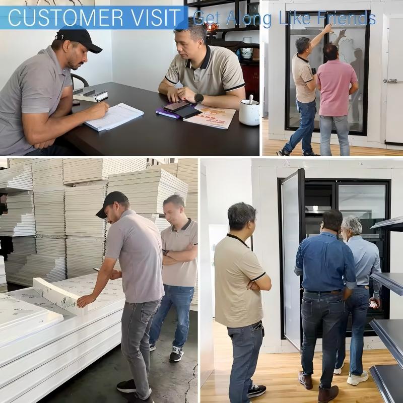 PVC cold room swing door