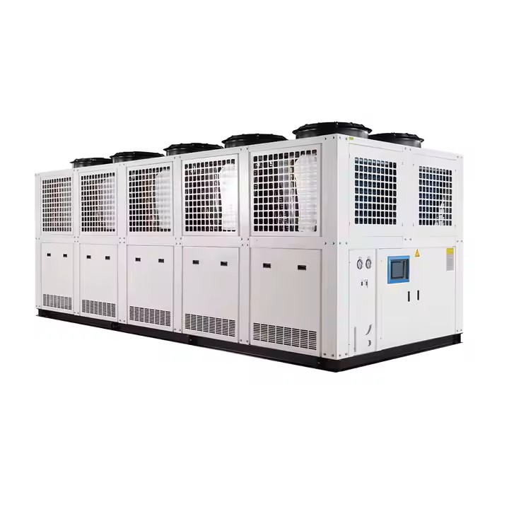 Industrial air-cooled screw chillers heating units