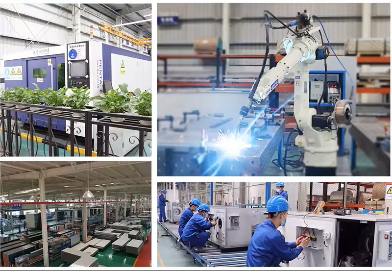 Integrated chiller with remote monitoring