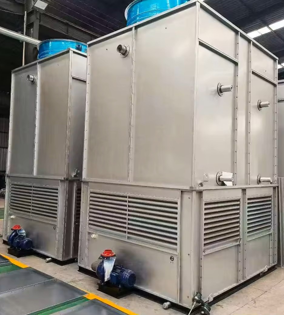 evaporative condenser for cold room