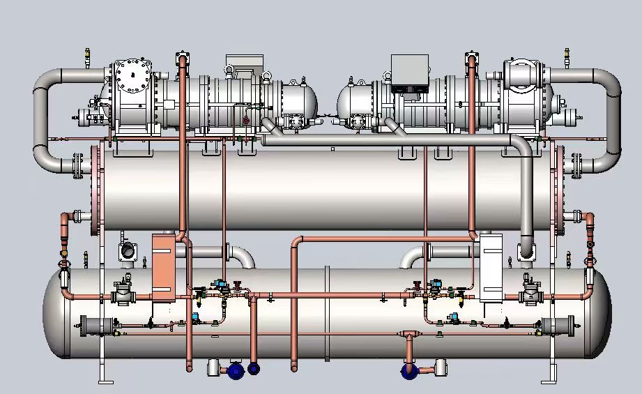 Water-Cooled Medium Low Temperature Screw Chiller Units