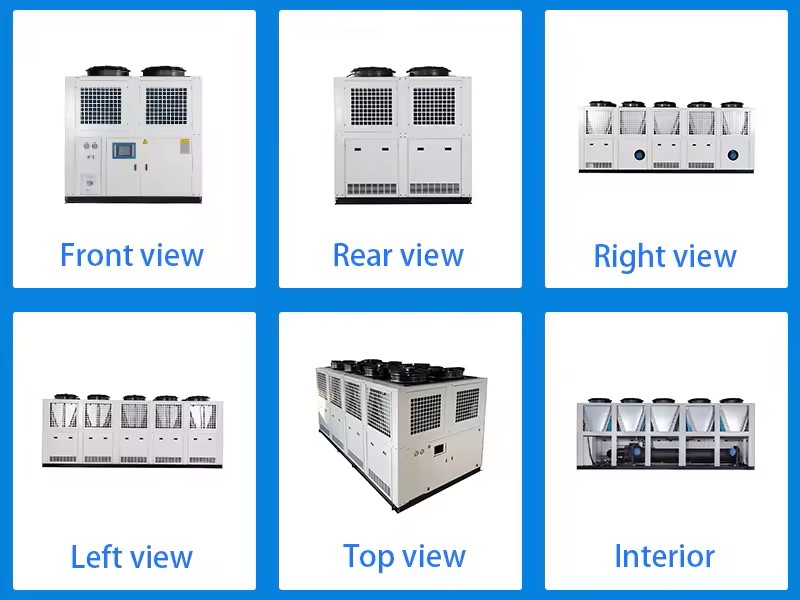 Low Vibration Air-cooled Screw Chiller with Heating