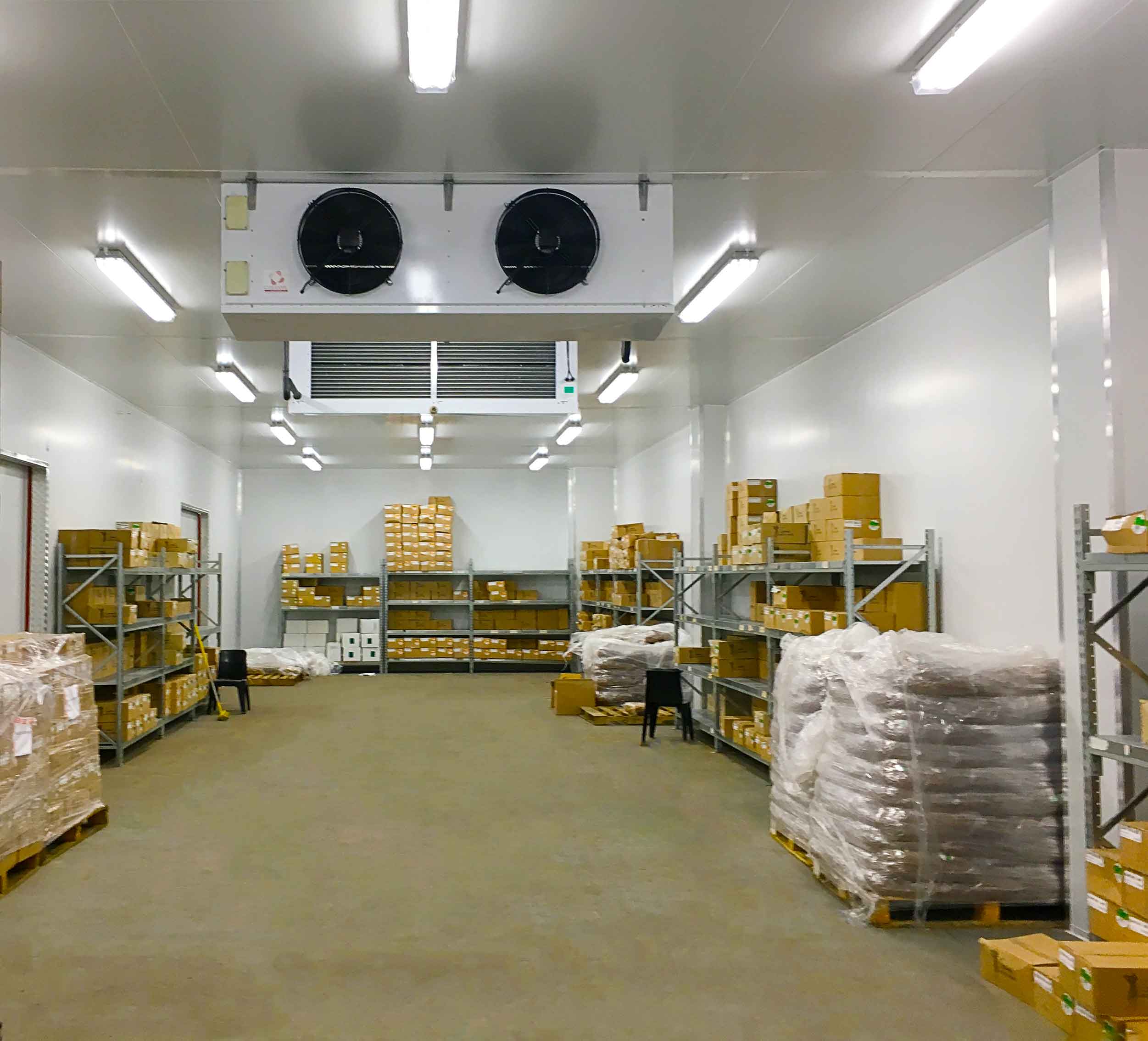 refrigeration systems for cold storage warehouses