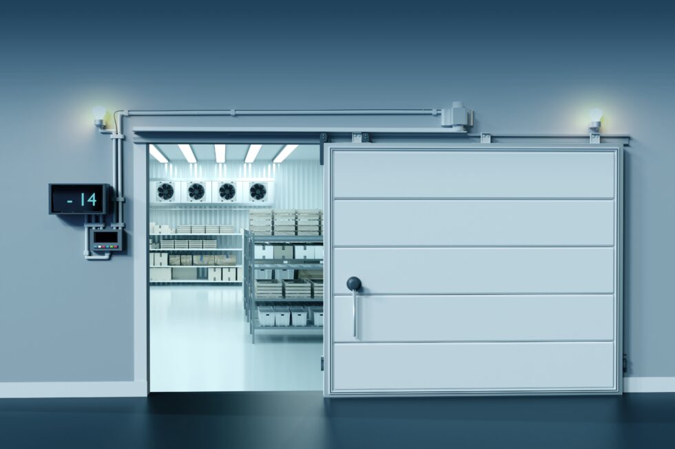 walk-in freezer cold storage unit