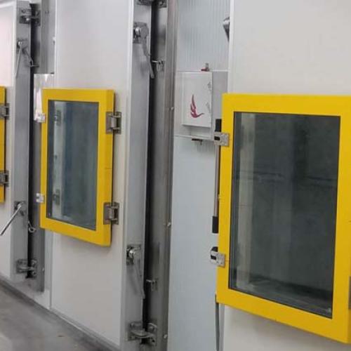 Semi Buried Cold Storage Door with Observation Window: Improve Efficiency and Save Energy