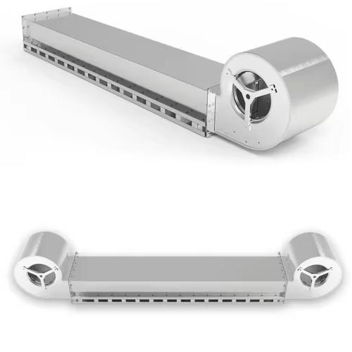 Industrial air curtain for cold storage doors