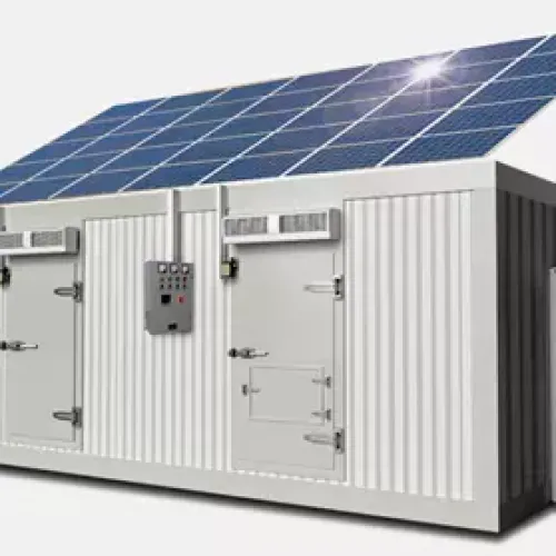 Solar-powered cold storage room